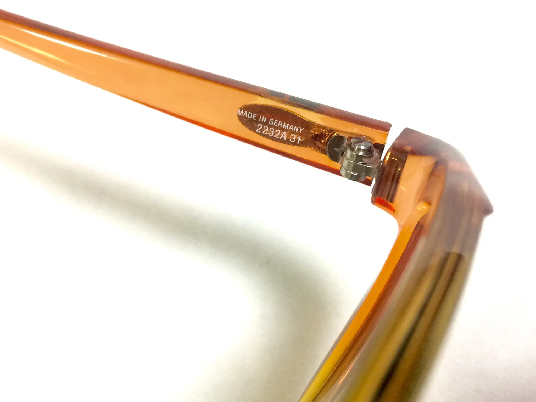 60's, 70's vintage Christian Dior orange and yellow sunglasses. Very rare classic retro eyewear back in the old era. Authentic mod piece.