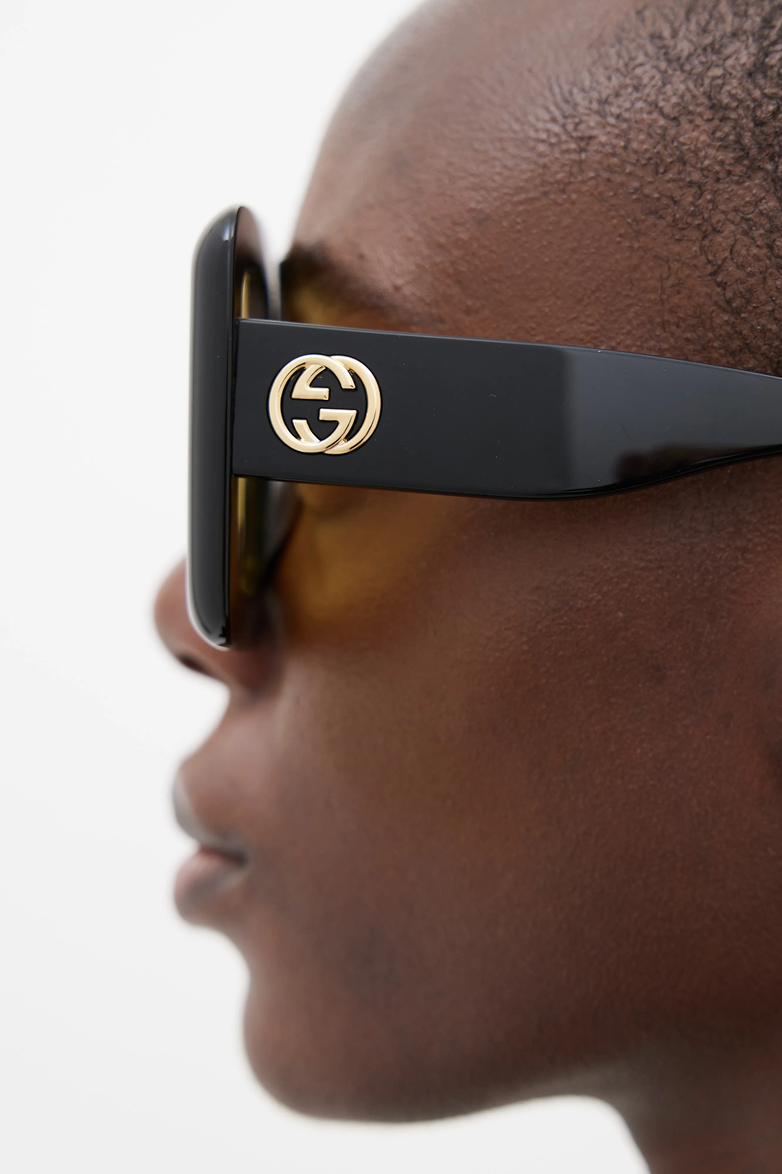 Black GG0783S Oversized Square Sunglasses
