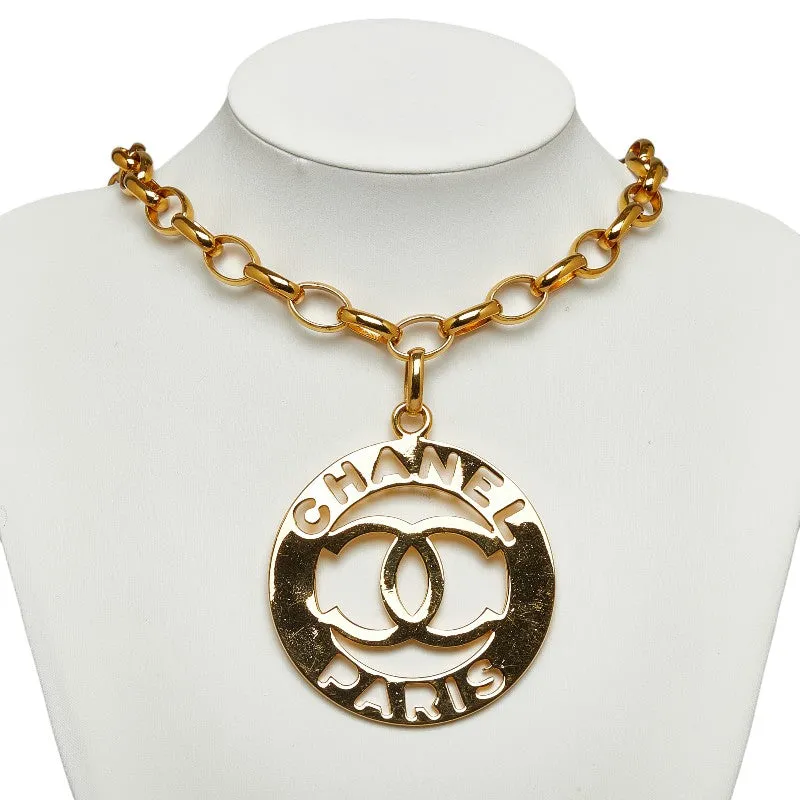 Chanel Big Coca-Cola Necklaces Gold   Chanel