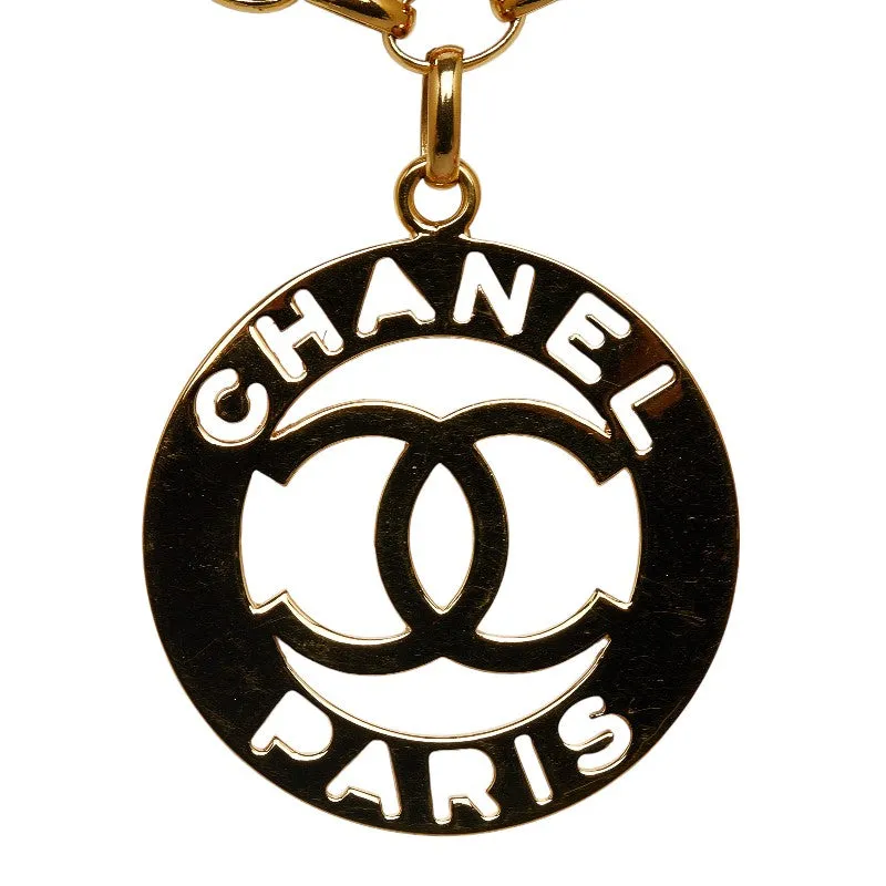 Chanel Big Coca-Cola Necklaces Gold   Chanel