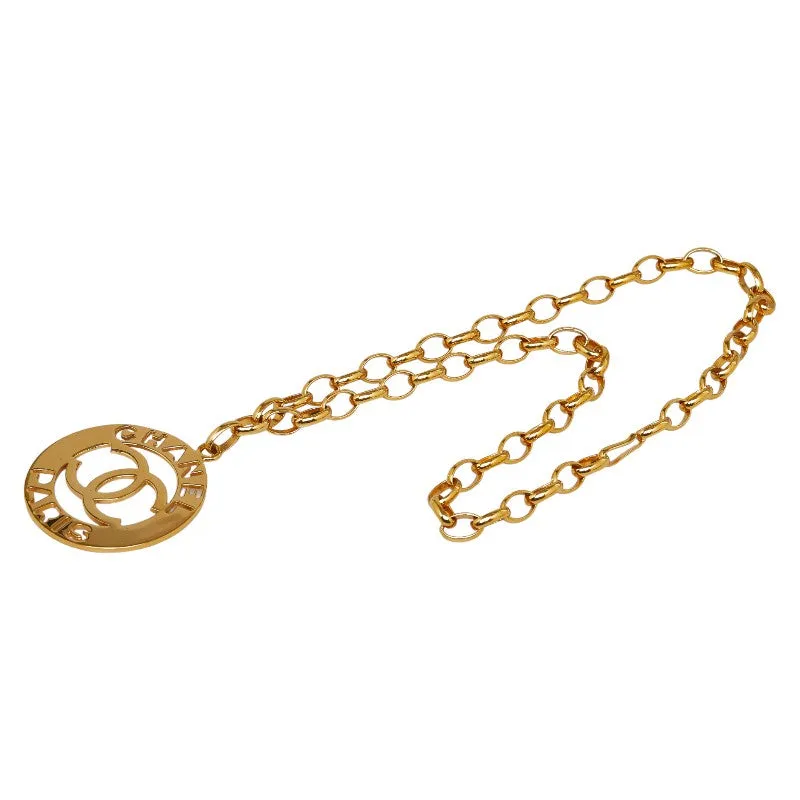 Chanel Big Coca-Cola Necklaces Gold   Chanel