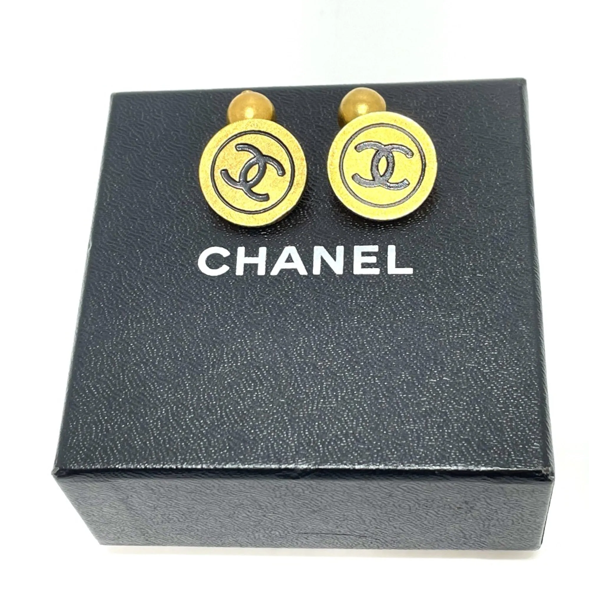 Chanel CCCC Mark Fashion Accessories cuffs Gold