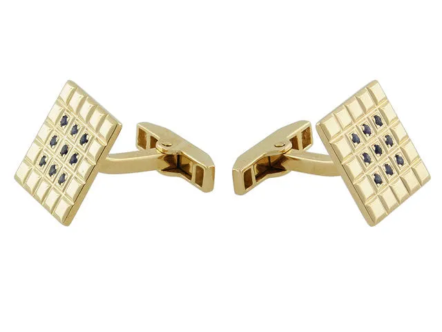 Charles Gold and Co. Sapphire Cufflinks in 14K