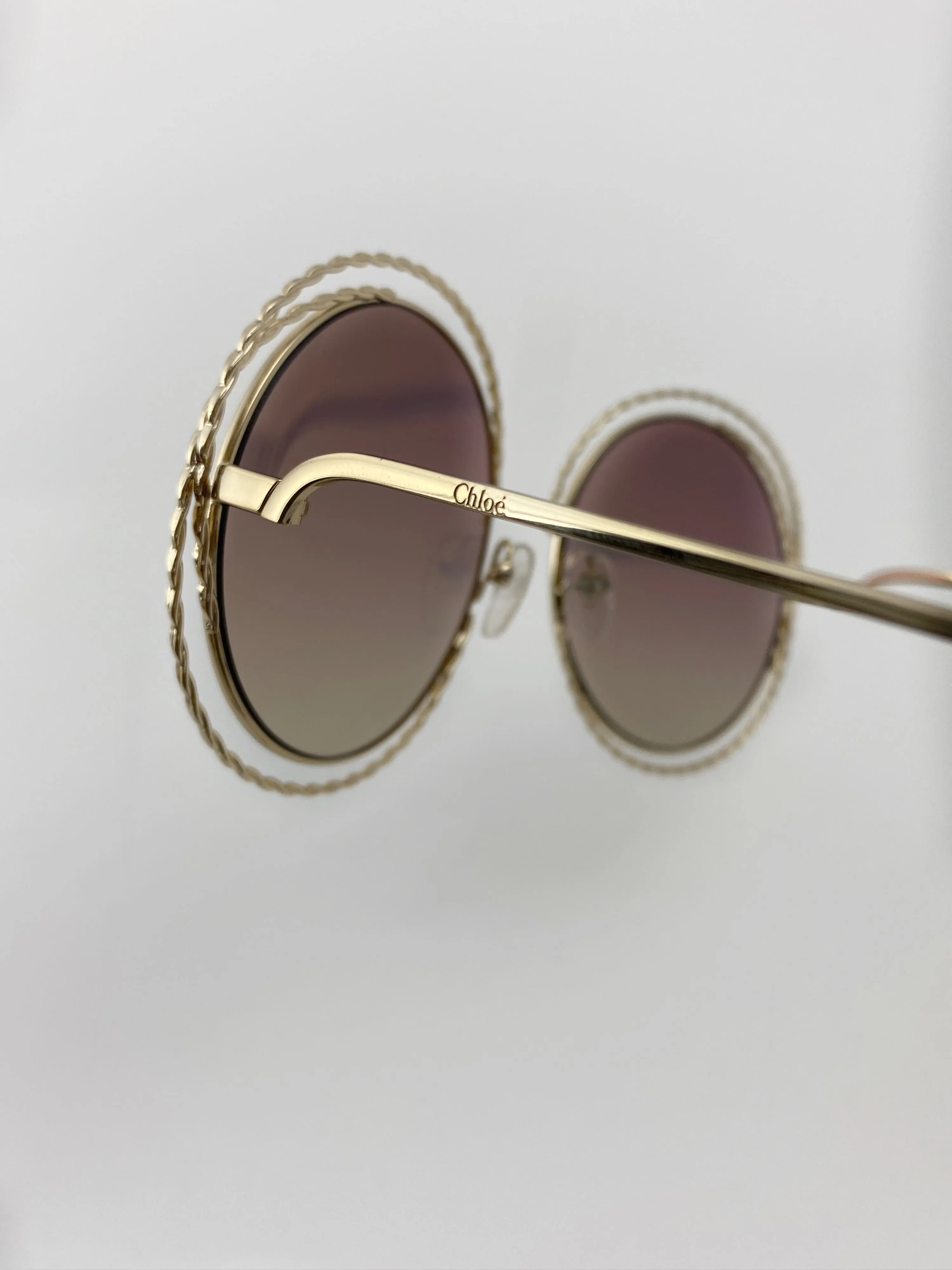 Chloé Sunglasses Nickel gold chains CE114ST 810