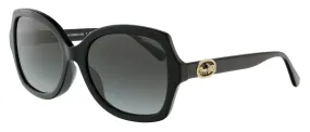 Coach 0HC8295F 50028G Full Rim Black Square Sunglasses