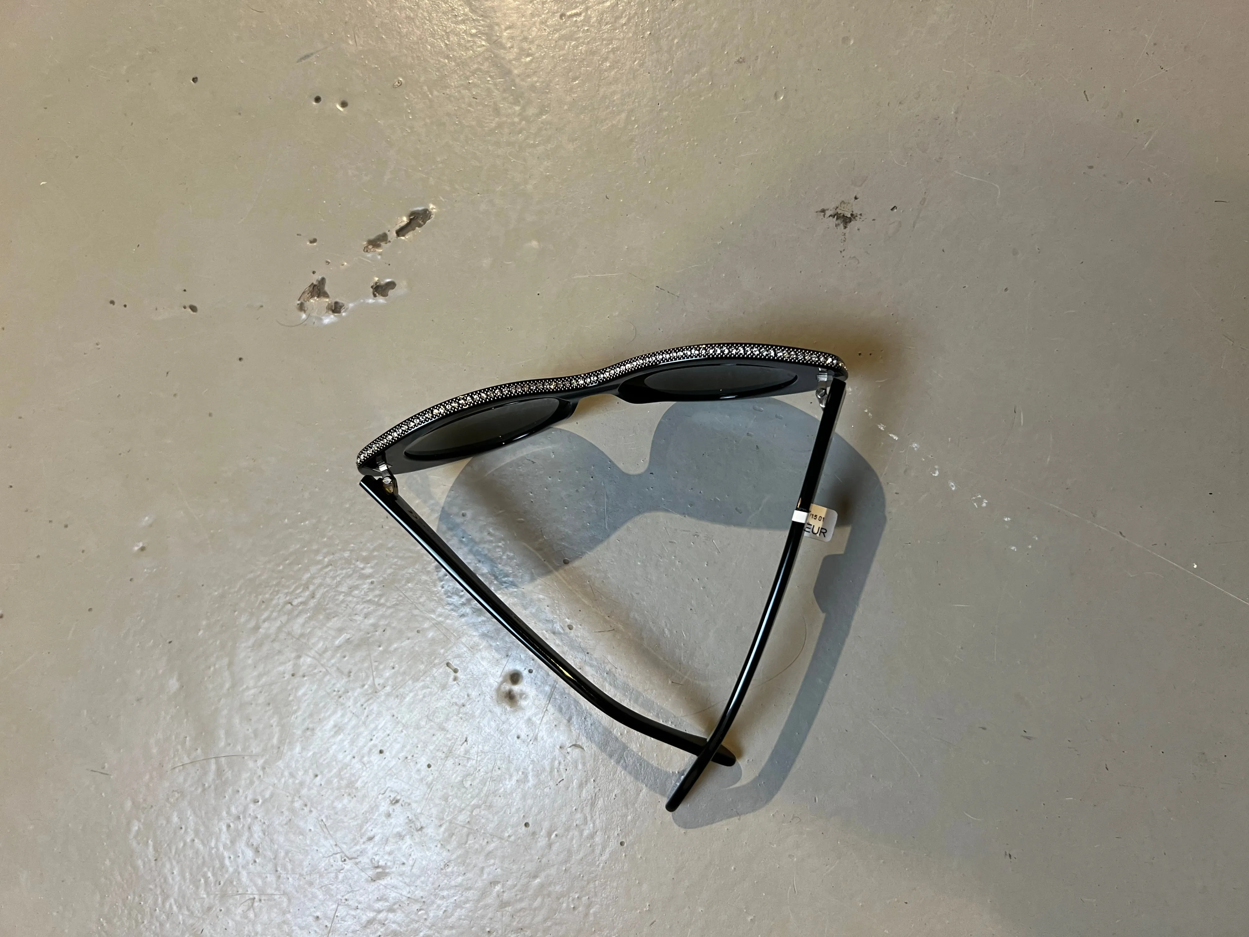 Cutler and Gross Sunglasses Black Glitter
