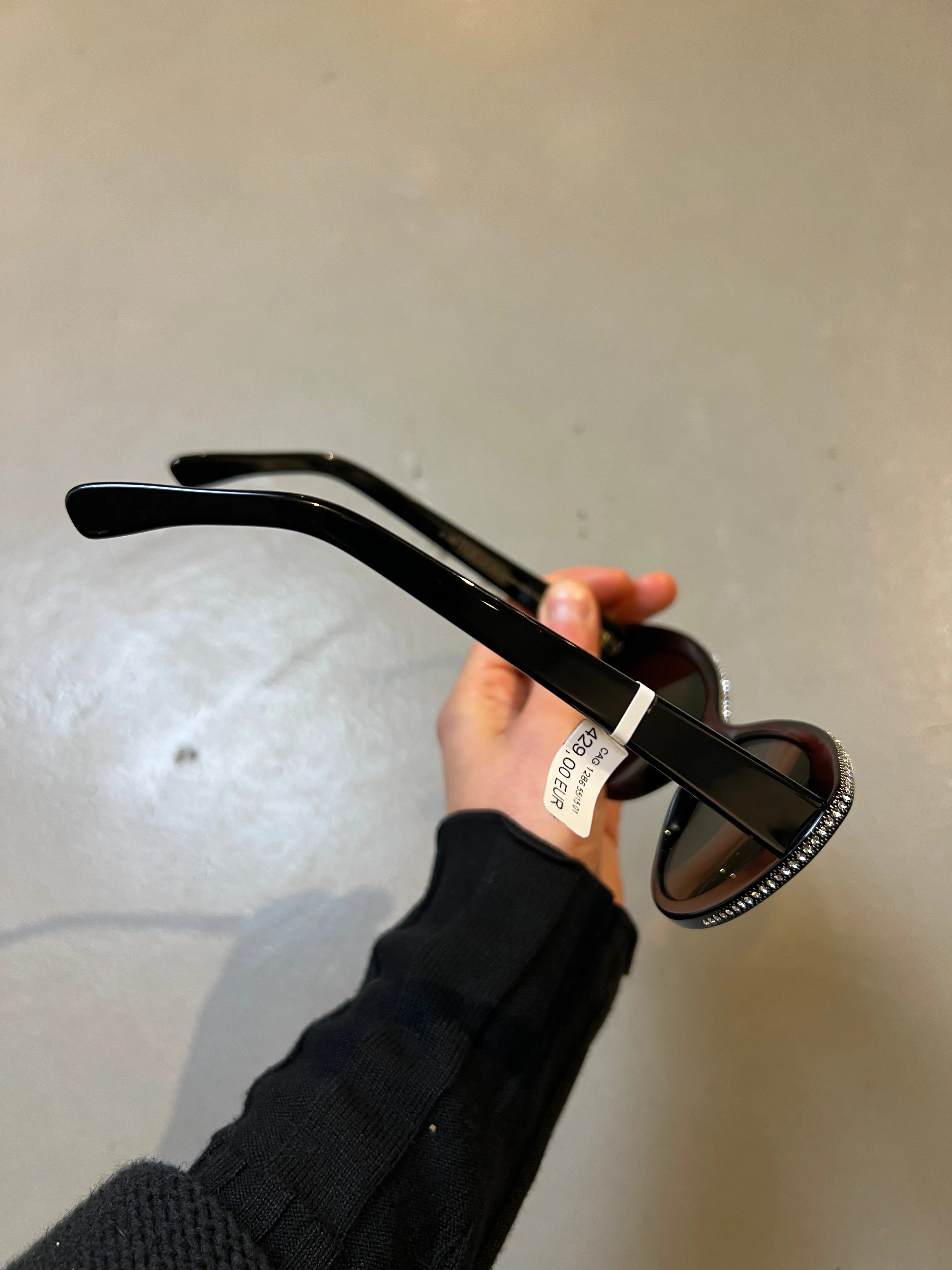 Cutler and Gross Sunglasses Black Glitter