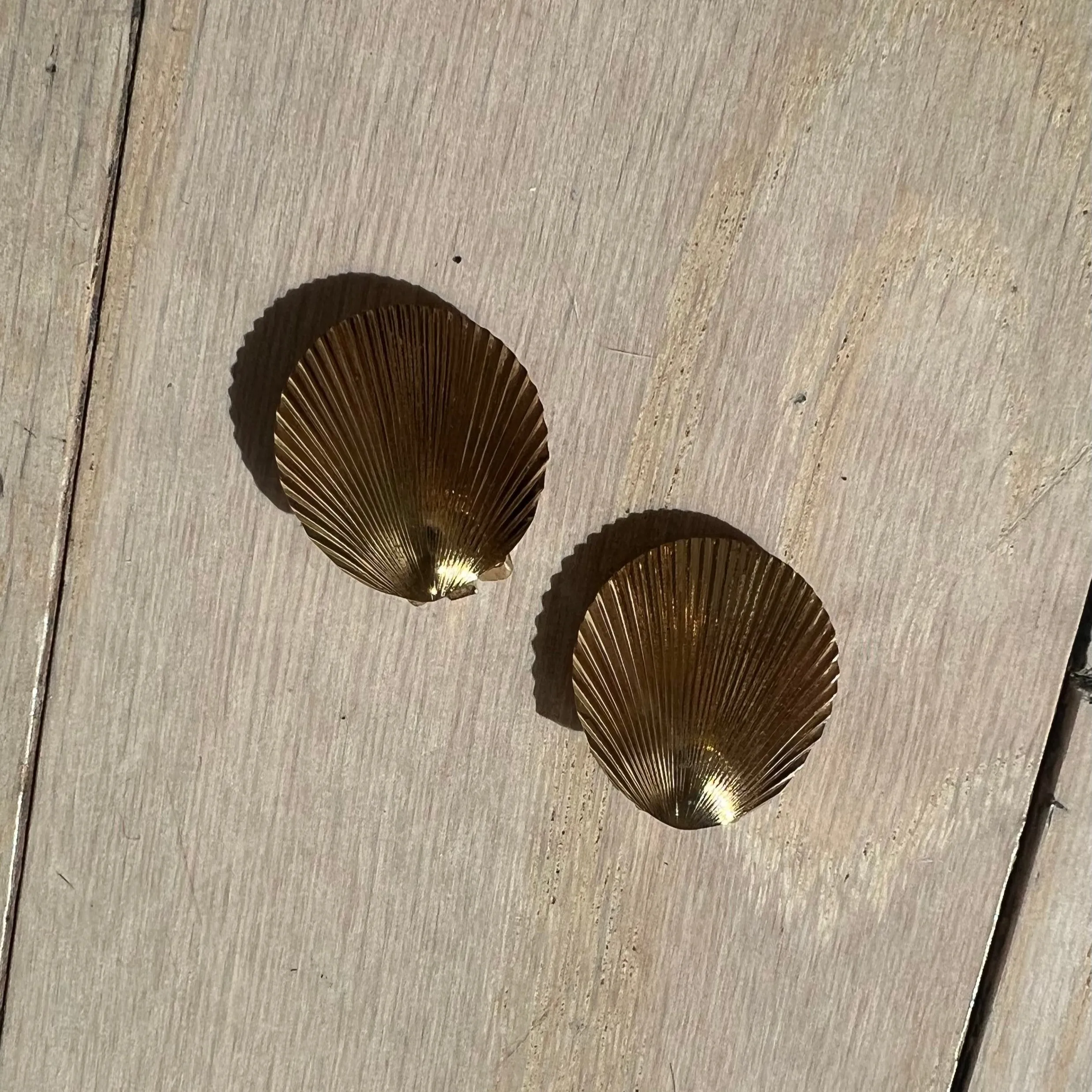 Dior Vintage Seashell Earrings