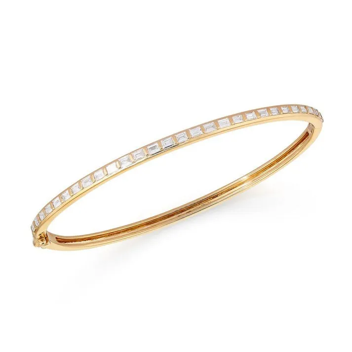 Lunar Charm Bangle Bracelet