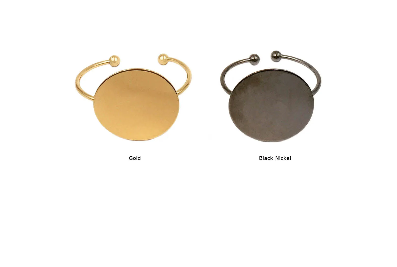 MP3510 Cuff With 45MM Round Plate Design