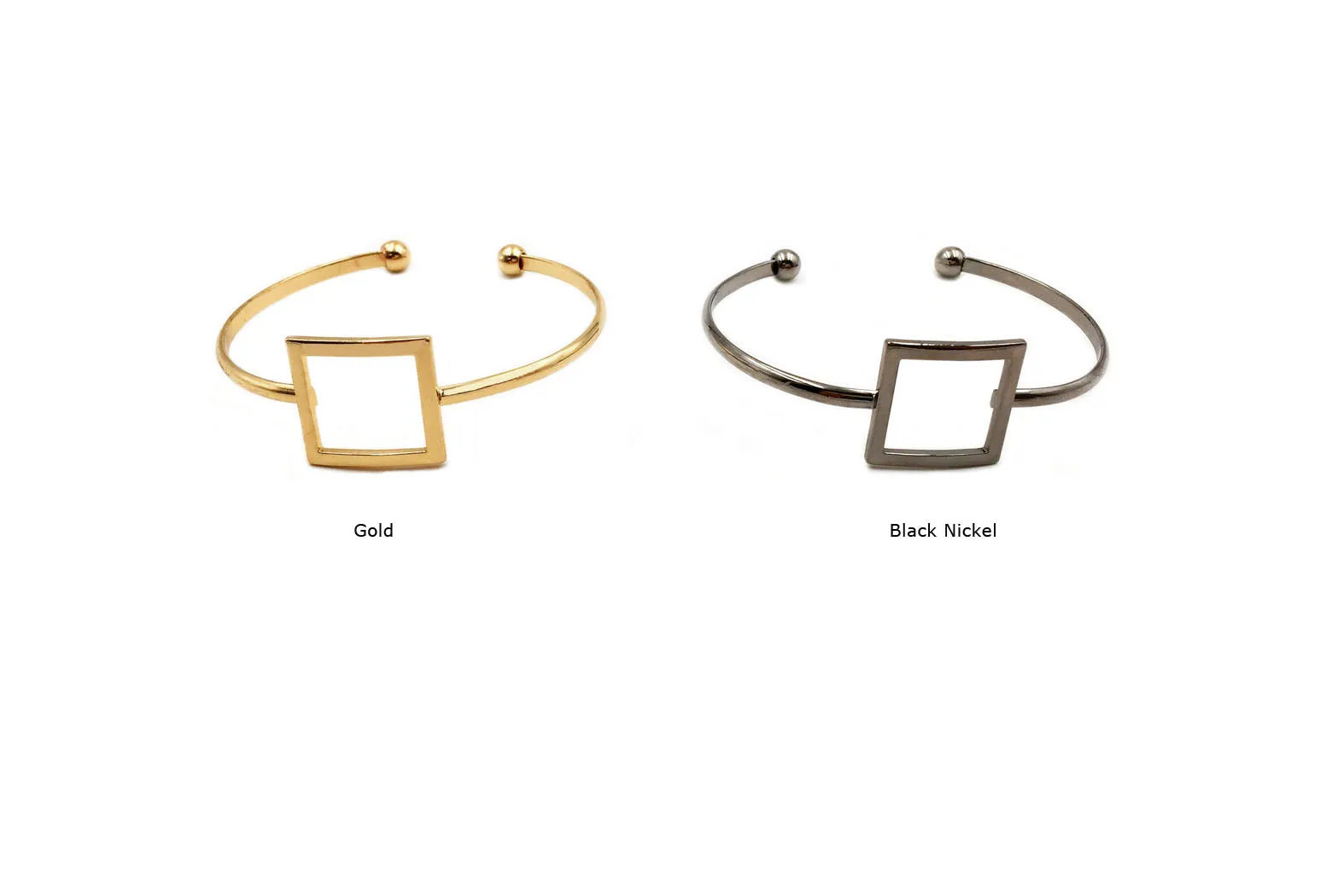 MP3515  Cuff With 20MM Square Design
