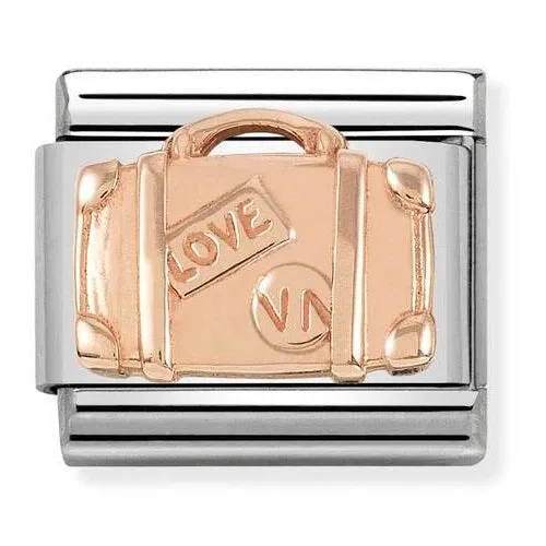 NOMINATION Charm Rose Gold Suitcase