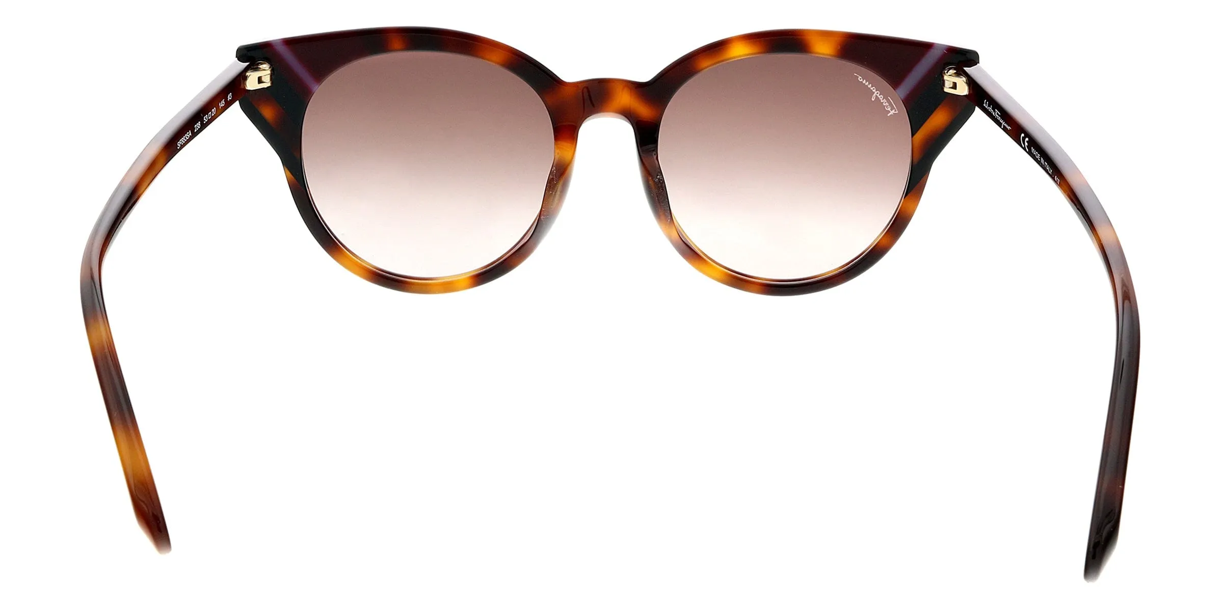 Salvatore Ferragamo SF883SA 238 Tortoise Round Sunglasses