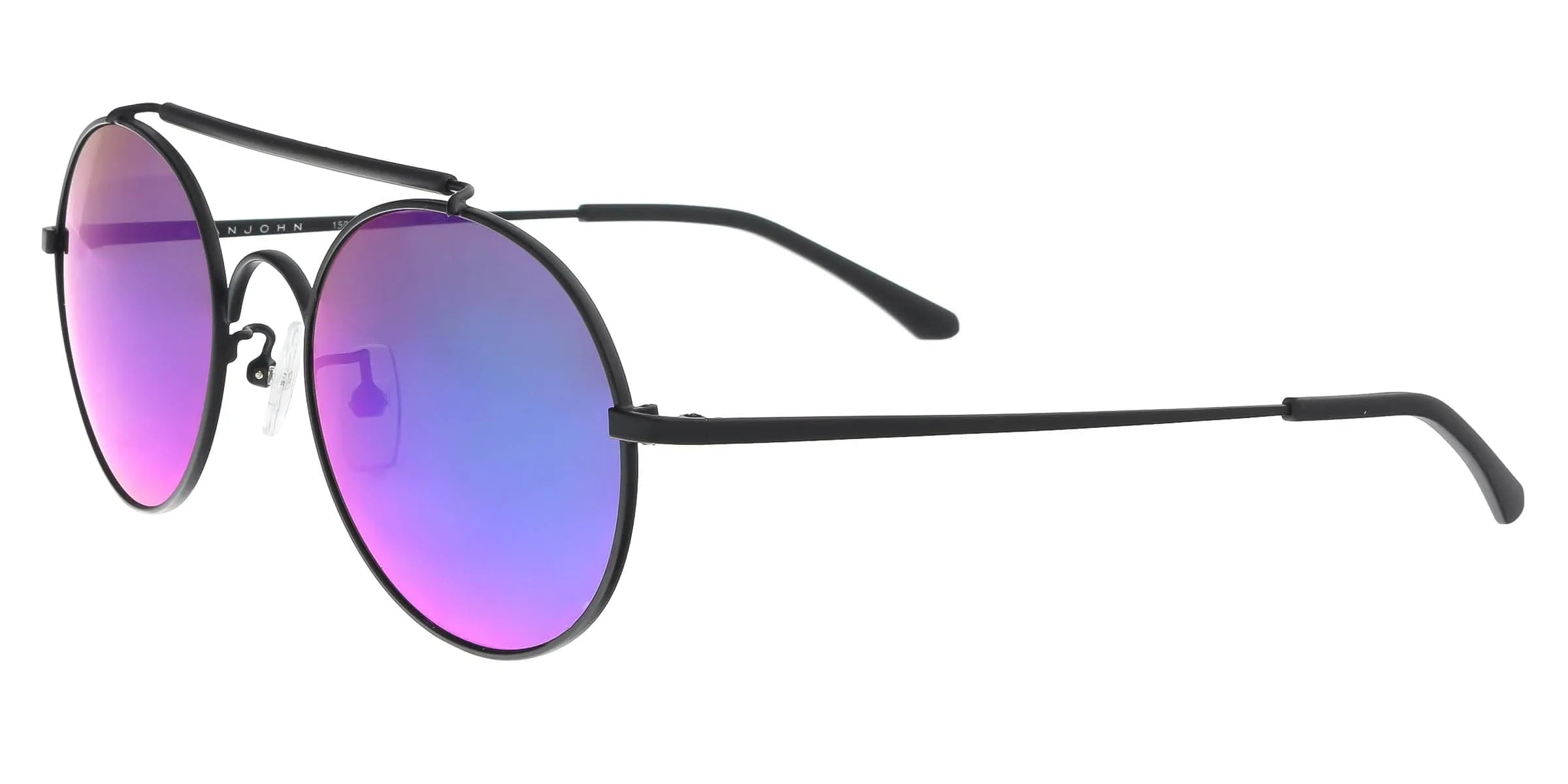 Sean John SJ859S 001 Black Round Sunglasses