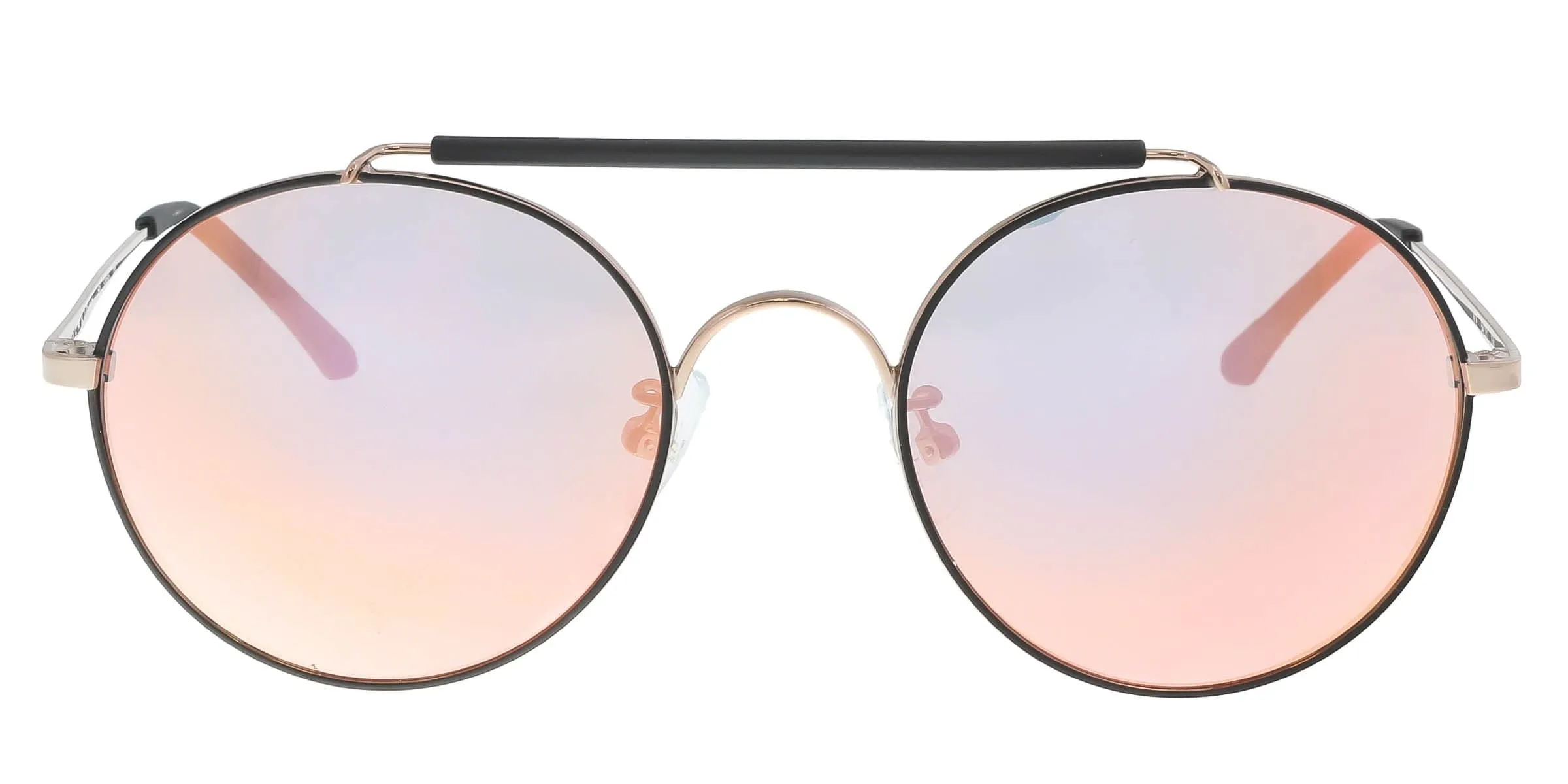 Sean John SJ859S 780 Rose Gold Round Sunglasses