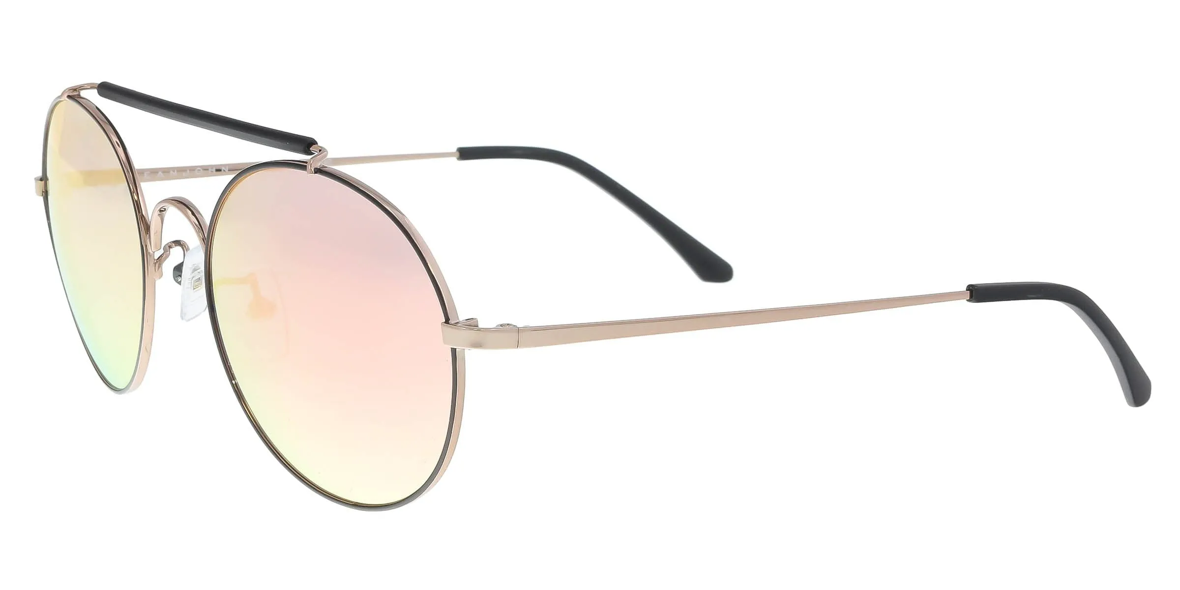 Sean John SJ859S 780 Rose Gold Round Sunglasses