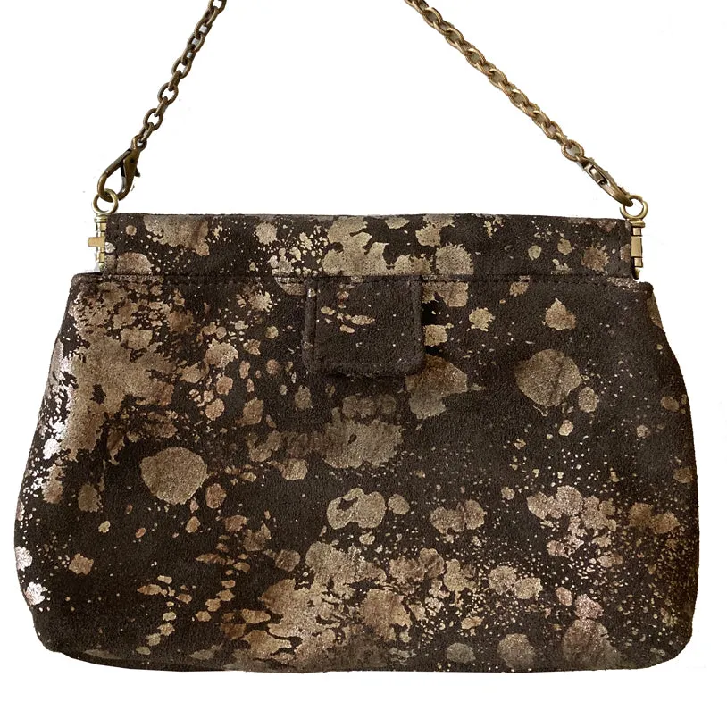 Small Frame Crossbody - Brown Mudsplash