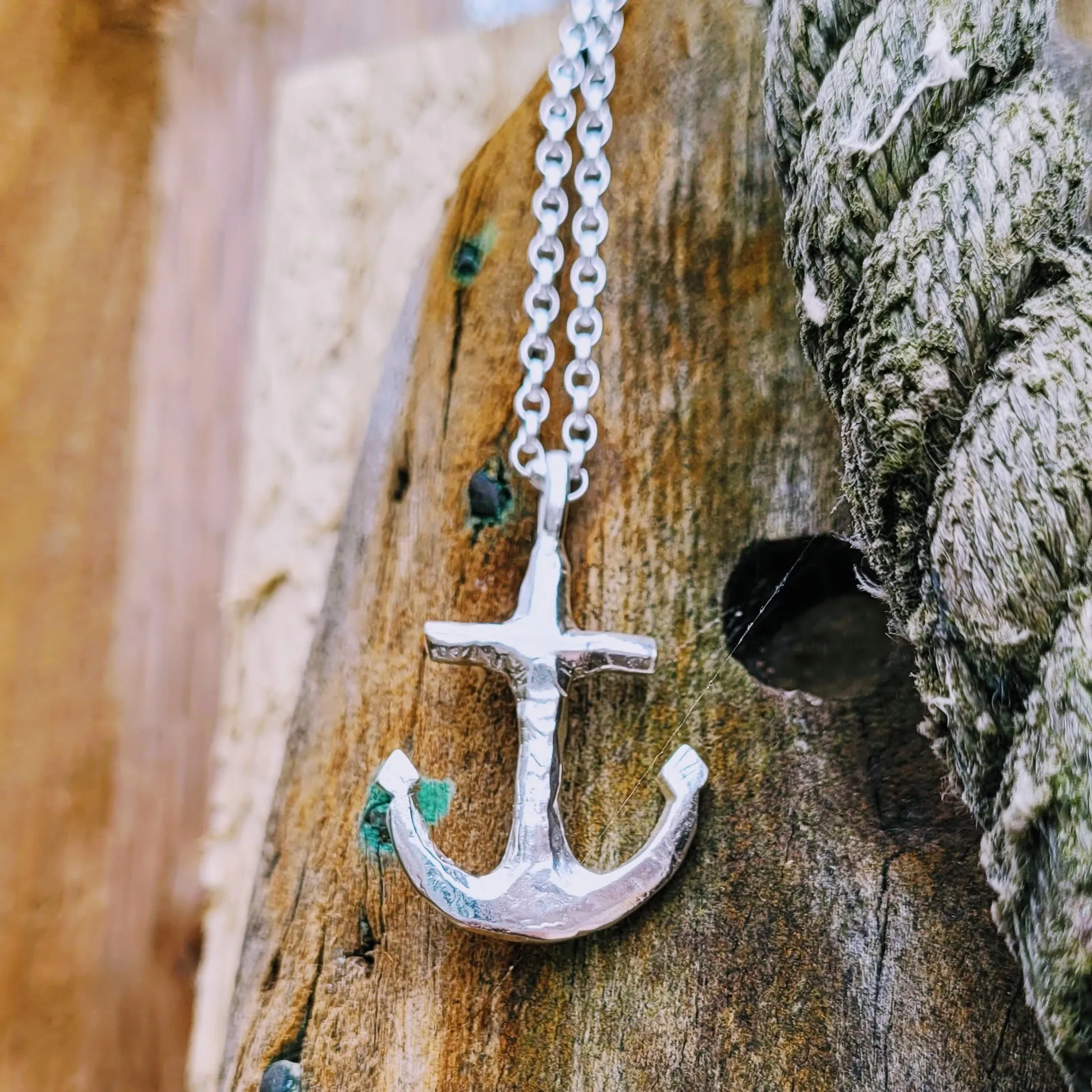 Vintage Anchor Belcher Necklace