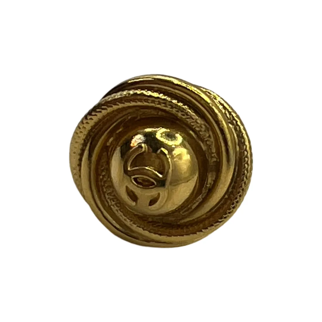 Vintage Chanel Round Edge Earrings