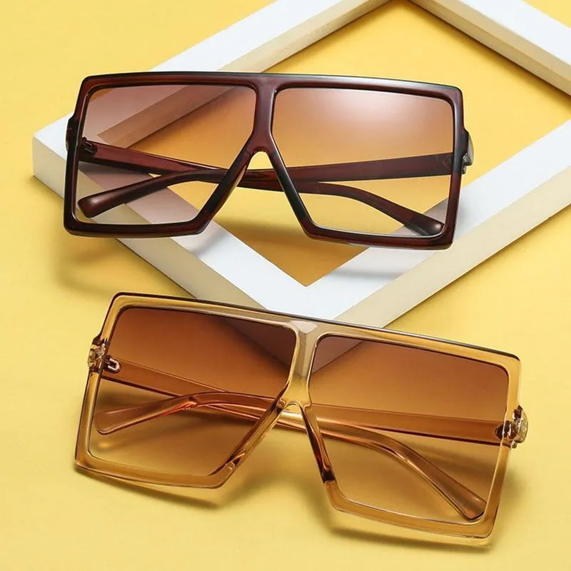 Vintage Oversized Square Sunglasses