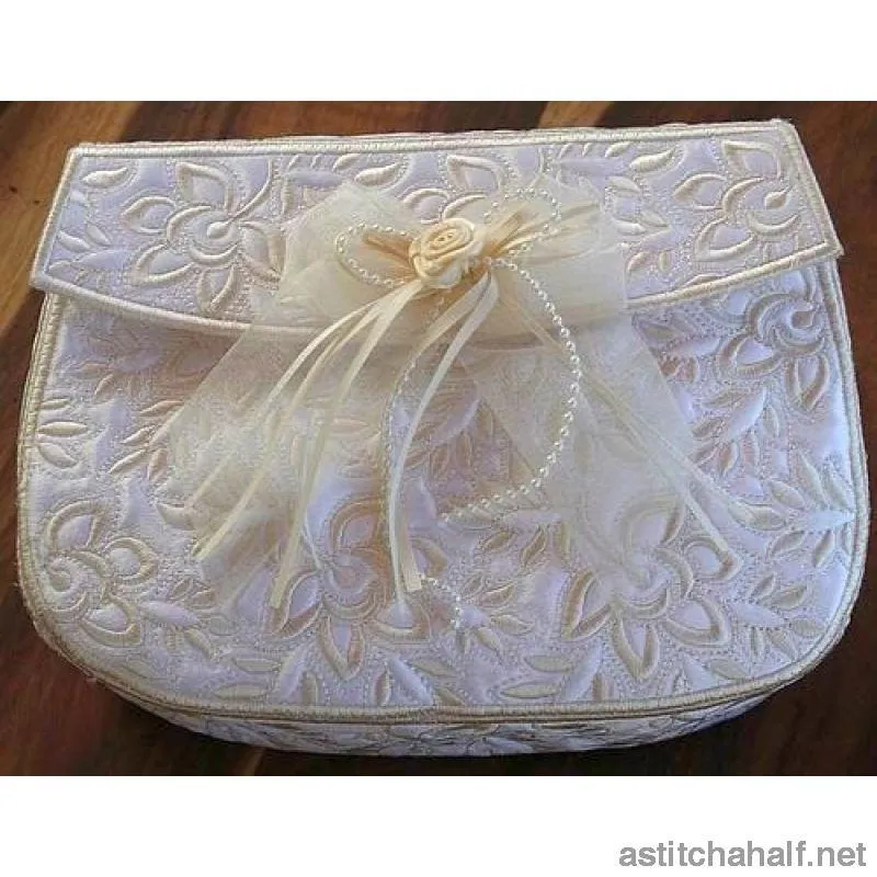 Whispers in White Clutch Purses