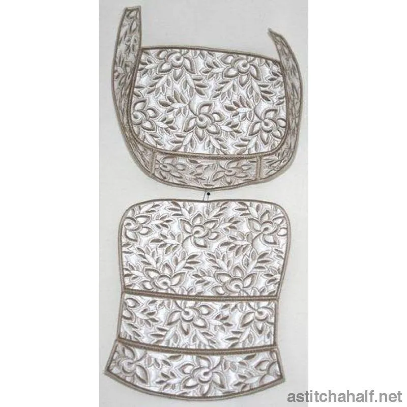 Whispers in White Clutch Purses