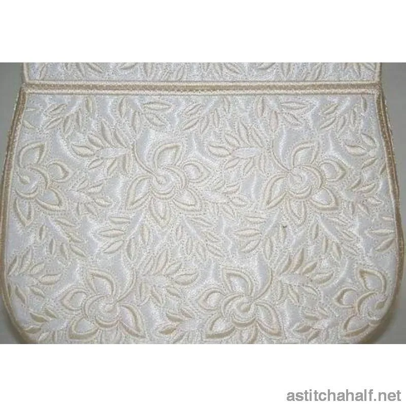 Whispers in White Clutch Purses